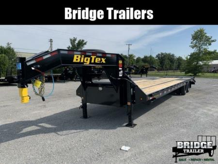 New 2026 Big Tex Trailers 22GN-35D5A-MR (30' + 5' X 102 ) 23.9K Mega Ramp Flatbed Trailer