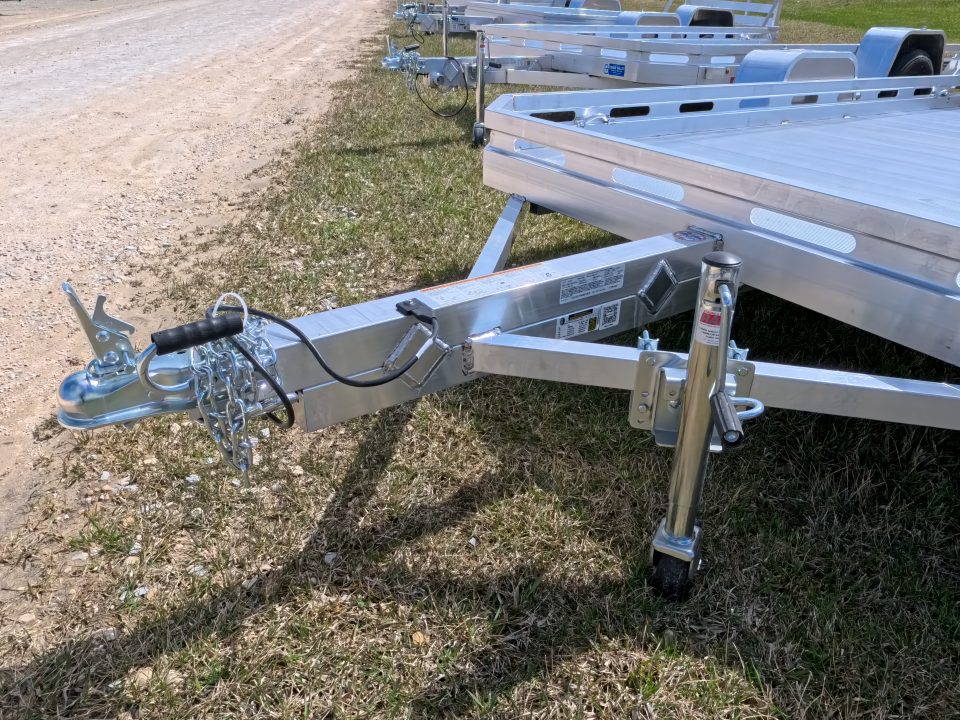 New 2027 Aluma 77 x 12 Heavy Single Axle Utility with Bi-Fold Tailgate, 2990lb. GVWR Utility Trailer