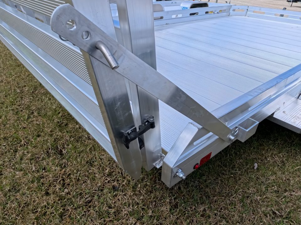 New 2027 Aluma 77 x 12 Heavy Single Axle Utility with Bi-Fold Tailgate, 2990lb. GVWR Utility Trailer
