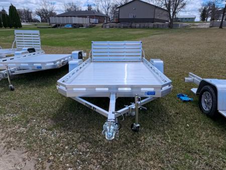 New 2027 Aluma 77 x 12 Heavy Single Axle Utility with Bi-Fold Tailgate, 2990lb. GVWR Utility Trailer