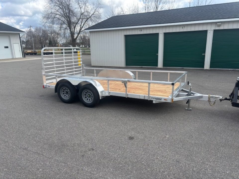 New 2026 Legend 7x14 Open Deluxe Utility Trailer