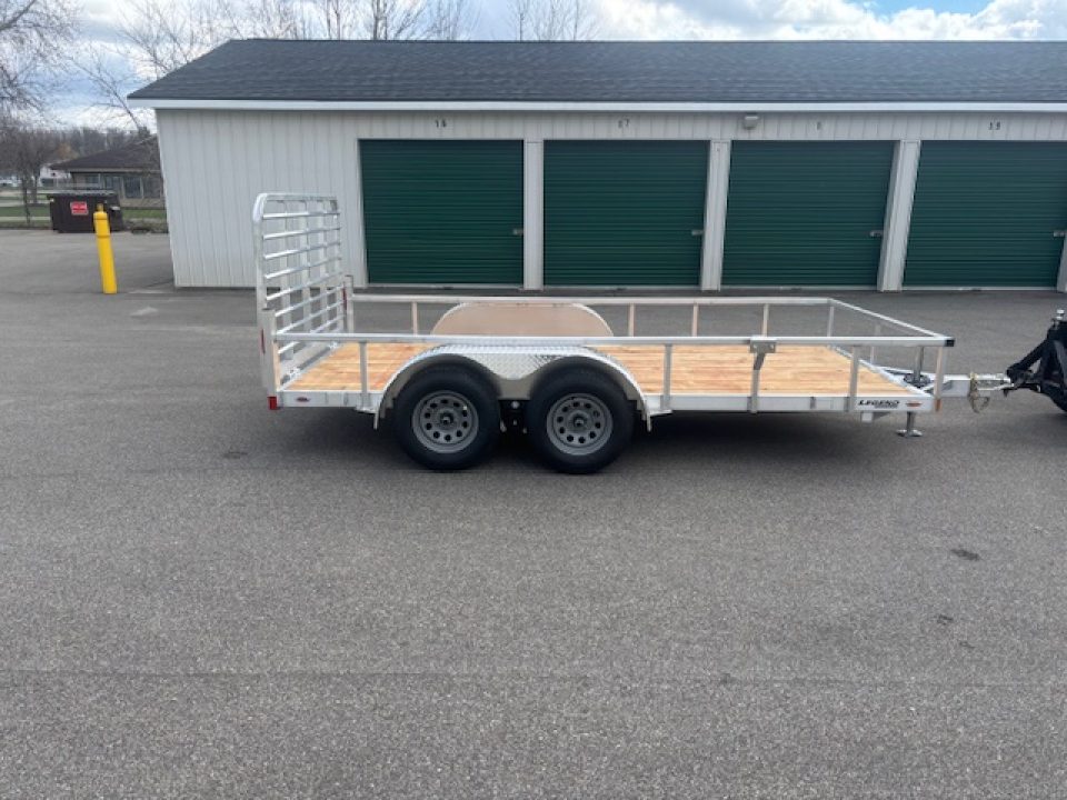 New 2026 Legend 7x14 Open Deluxe Utility Trailer