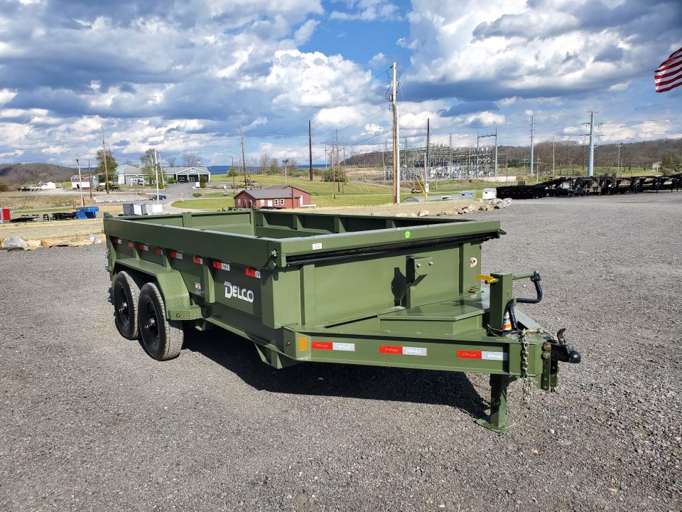 New 2026 Delco Trailers D3 Dump Trailer / 14,000 GVWR / 83"X14' / 24" Sides