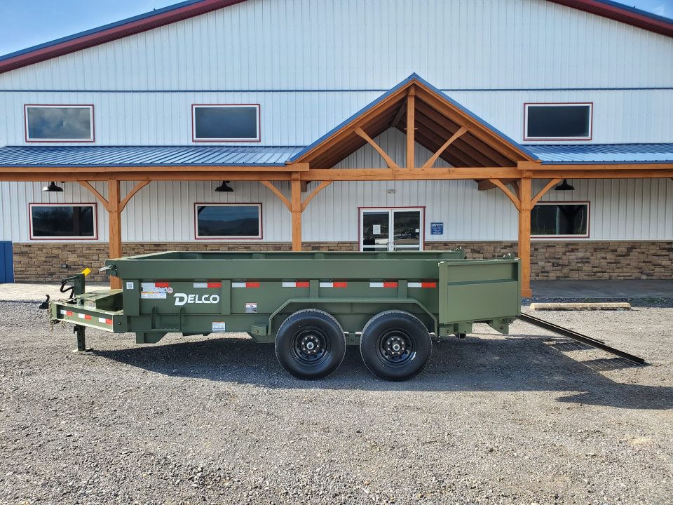 New 2026 Delco Trailers D3 Dump Trailer / 14,000 GVWR / 83"X14' / 24" Sides