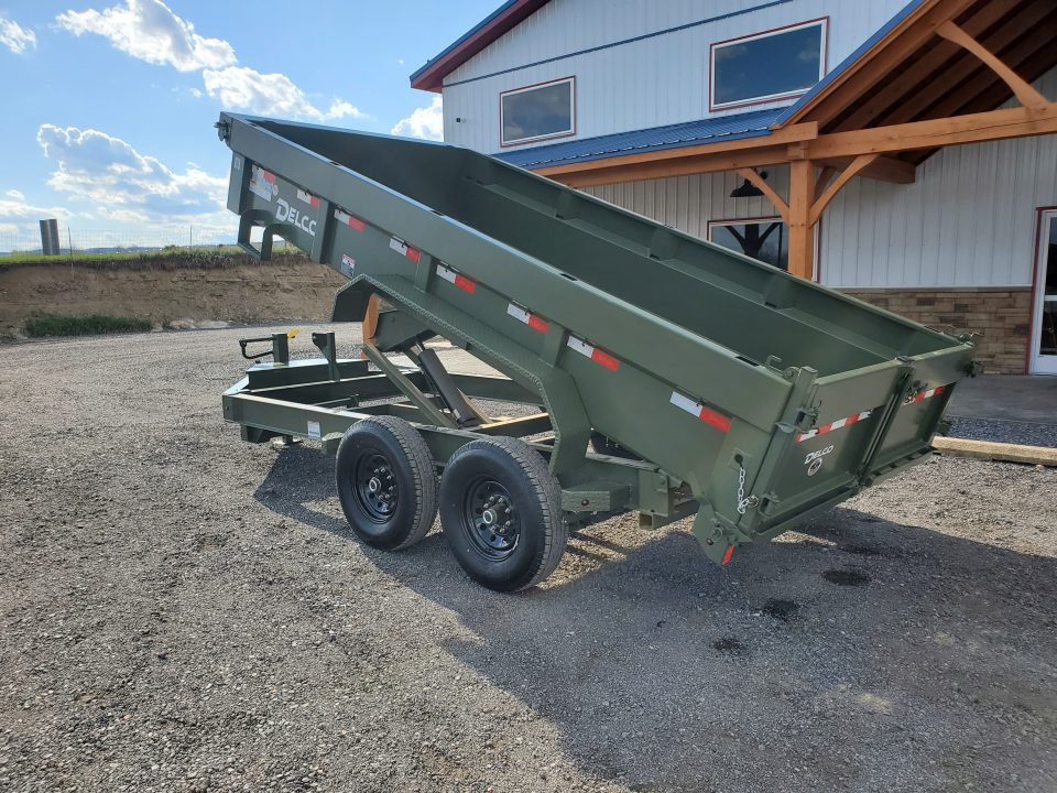 New 2026 Delco Trailers D3 Dump Trailer / 14,000 GVWR / 83"X14' / 24" Sides