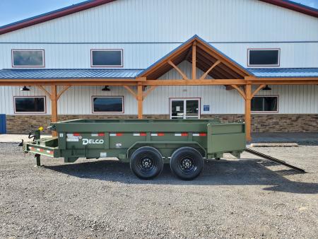 New 2026 Delco Trailers D3 Dump Trailer / 14,000 GVWR / 83"X14' / 24" Sides