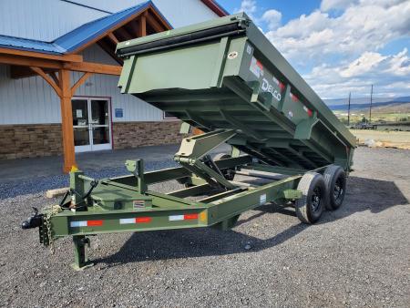 New 2026 Delco Trailers D3 Dump Trailer / 14,000 GVWR / 83"X14' / 24" Sides