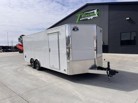 New 2027 R&M 8.5x20 + 2’V Rear Ramp 2-5200lb axles Enclosed Cargo Trailer Car Hauler