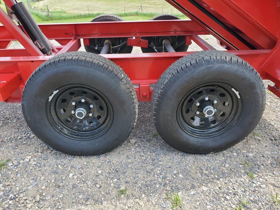 New 2026 Delco Trailers D2 Dump Trailer / 12,000 GVWR / 72"X12' / 21" Sides
