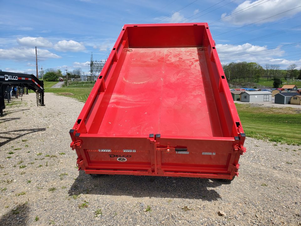 New 2026 Delco Trailers D2 Dump Trailer / 12,000 GVWR / 72"X12' / 21" Sides