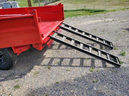 New 2026 Delco Trailers D2 Dump Trailer / 12,000 GVWR / 72"X12' / 21" Sides