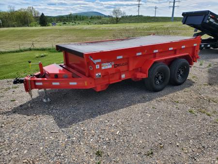 New 2026 Delco Trailers D2 Dump Trailer / 12,000 GVWR / 72 X12' / 21  Sides
