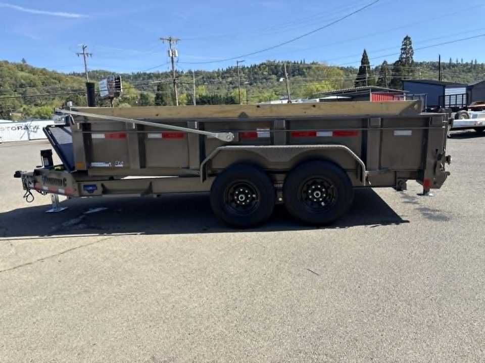 New SALE! DUMP TRAILER 2026 Diamond C LPT207 82X14 LOW PROFILE 15500 GVWR METALLIC MOCHA