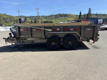 New SALE! DUMP TRAILER 2026 Diamond C LPT207 82X14 LOW PROFILE 15500 GVWR METALLIC MOCHA