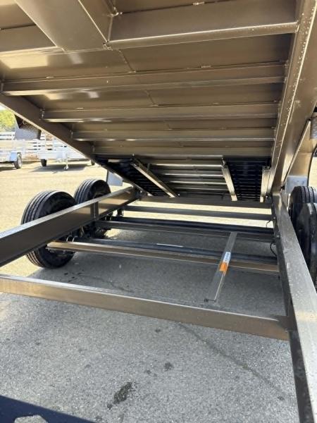 New SALE! DUMP TRAILER 2026 Diamond C LPT207 82X14 LOW PROFILE 15500 GVWR METALLIC MOCHA