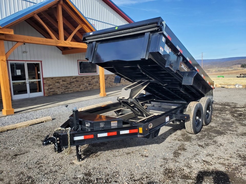 New 2026 Delco Trailers D2 Dump Trailer / 12,000 GVWR / 72"X12' / 21" Sides