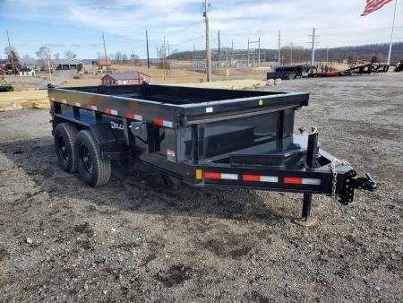 New 2026 Delco Trailers D2 Dump Trailer / 12,000 GVWR / 72"X12' / 21" Sides
