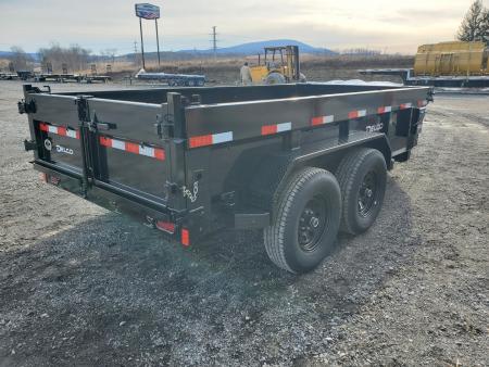 New 2026 Delco Trailers D2 Dump Trailer / 12,000 GVWR / 72"X12' / 21" Sides