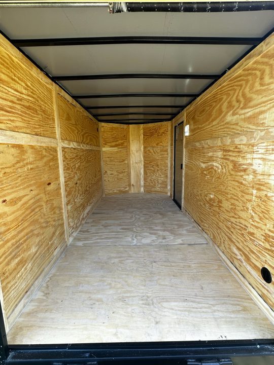 New 2026 Luxe 6X12-Enclosed Trailer-3500LB Single Axle-Black Poly-Blackout