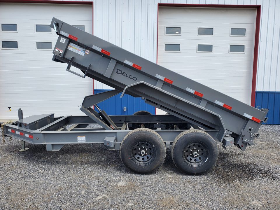 New 2026 Delco Trailers D2 Dump Trailer / 12,000 GVWR / 72"X12' / 21" Sides