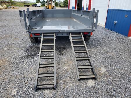 New 2026 Delco Trailers D2 Dump Trailer / 12,000 GVWR / 72"X12' / 21" Sides