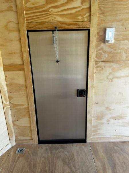 New 2026 Luxe 7x16 Enclosed Trailer- 3500LB Tandem Axle -Black Poly-Blackout