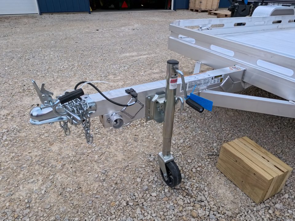 New 2027 Aluma 77 x 12 Executive Heavy Single Axle Utility Trailer with 2,990 lb. GVWR and Slide Out Ramp