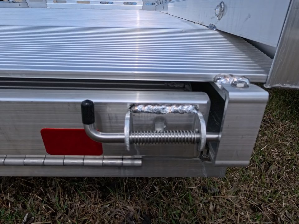 New 2027 Aluma 77 x 12 Executive Heavy Single Axle Utility Trailer with 2,990 lb. GVWR and Slide Out Ramp