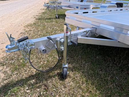 New 2027 Aluma 77 x 12 Executive Heavy Single Axle Utility Trailer with 2,990 lb. GVWR and Slide Out Ramp