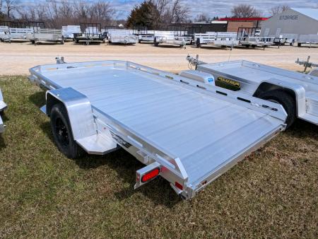 New 2027 Aluma 77 x 12 Executive Heavy Single Axle Utility Trailer with 2,990 lb. GVWR and Slide Out Ramp