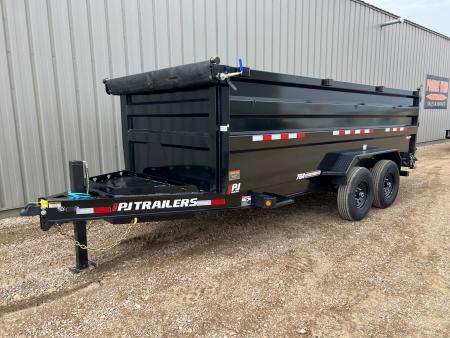 New 2026 PJ Trailers 16' DM High Side Dump Trailer