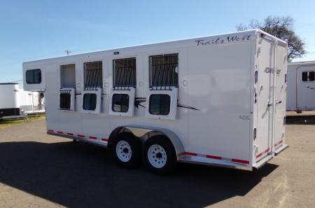 New 2027 Trails West Adventure MX 4 Horse Gooseneck Horse Trailer