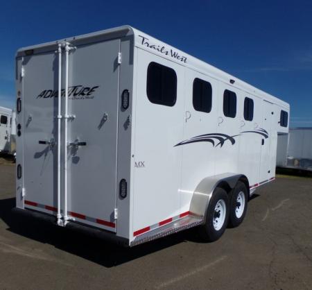 New 2027 Trails West Adventure MX 4 Horse Gooseneck Horse Trailer