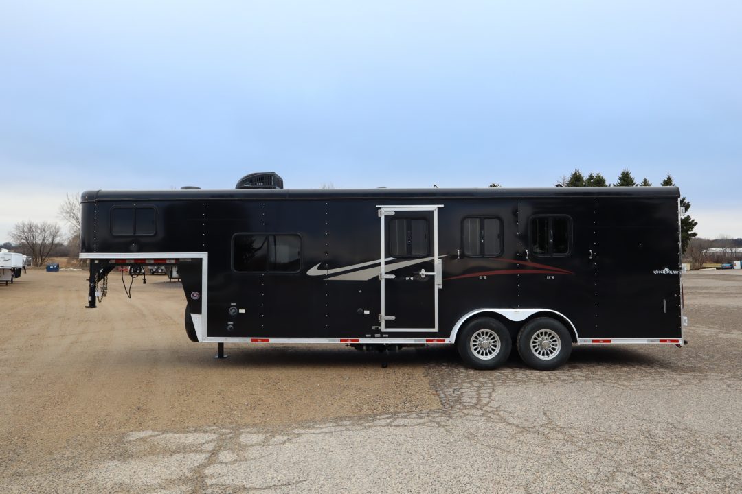 Used 2021 Bison Trailers 3 Horse LQ Trailer