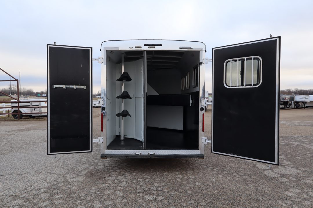 Used 2021 Bison Trailers 3 Horse LQ Trailer