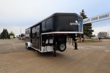 Used 2021 Bison Trailers 3 Horse LQ Trailer