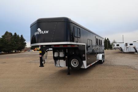 Used 2021 Bison Trailers 3 Horse LQ Trailer