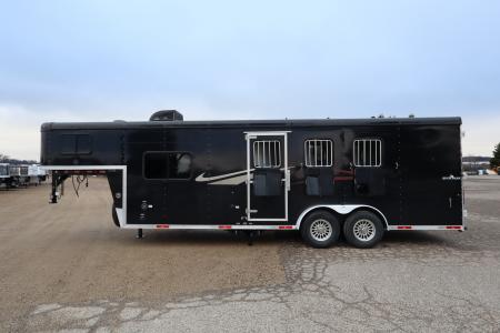 Used 2021 Bison Trailers 3 Horse LQ Trailer