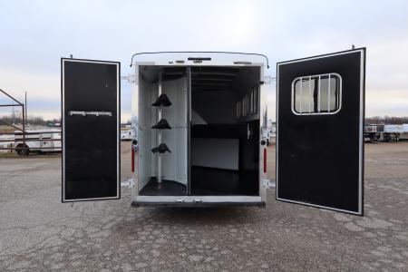 Used 2021 Bison Trailers 3 Horse LQ Trailer