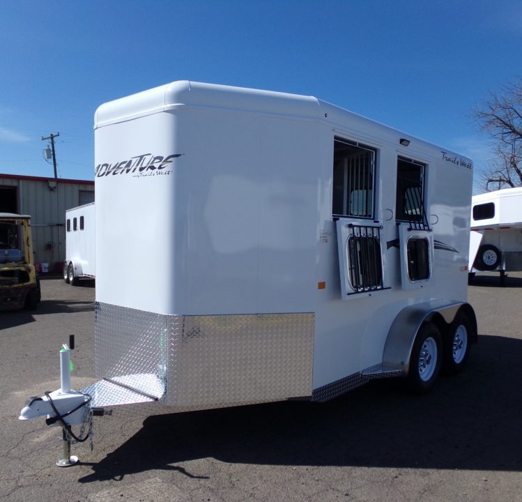 New 2027 Trails West Adventure MX II 2 Horse Bumper Trailer