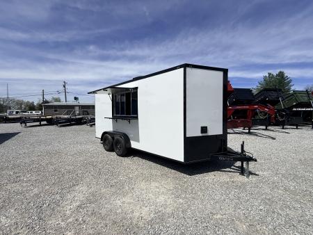New 2026 Coast 2 Coast 7X16 TA CONCESSION TRAILER Concession