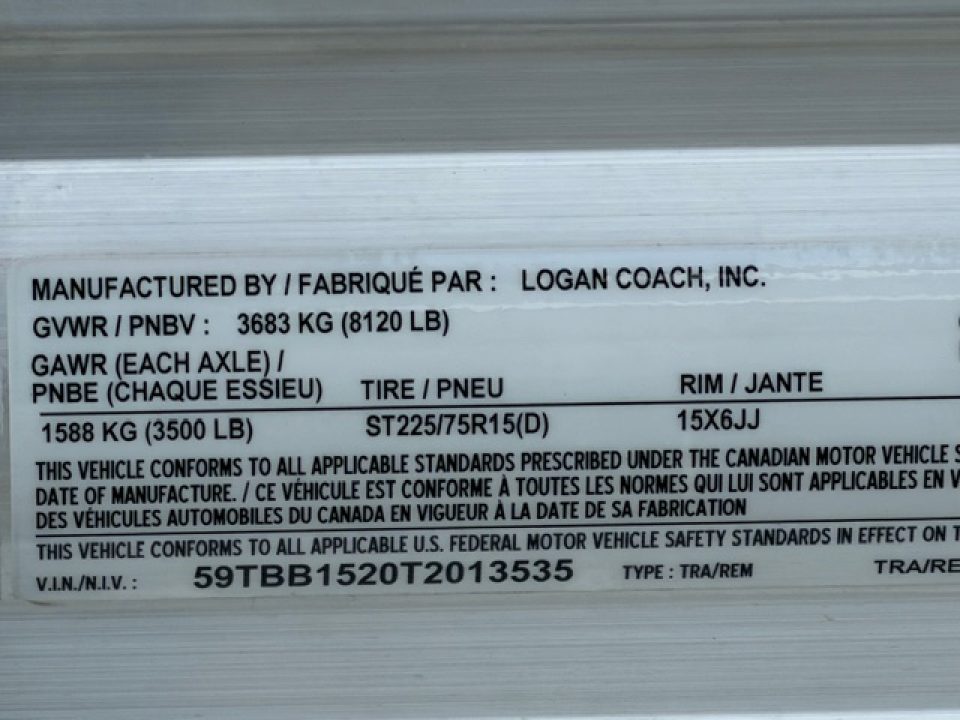 New 2026 Logan Coach BULLSEYE2BP BULLSEYE 2H BP Horse Trailer