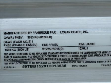 New 2026 Logan Coach BULLSEYE2BP BULLSEYE 2H BP Horse Trailer