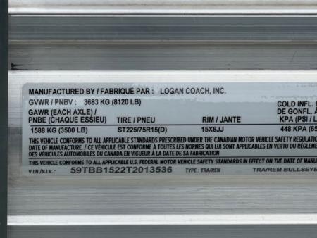 New 2026 Logan Coach BULLSEYE2BP BULLSEYE 2H BP Horse Trailer