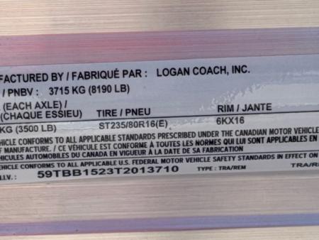 New 2026 Logan Coach BULLSEYE2BP BULLSEYE 2H BP Horse Trailer