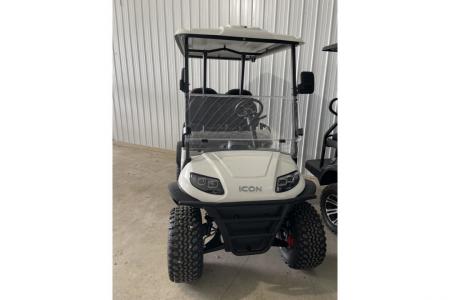 New 2025 Icon EV G40L - GAS LSV - Lifted - PEARL WHITE Golf Cart