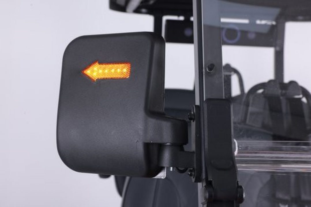 New 2025 Denago EV Rover XL 6 - 4 Forward/2 Back - Lifted - Orange - 6-Person Lifted Golf Cart