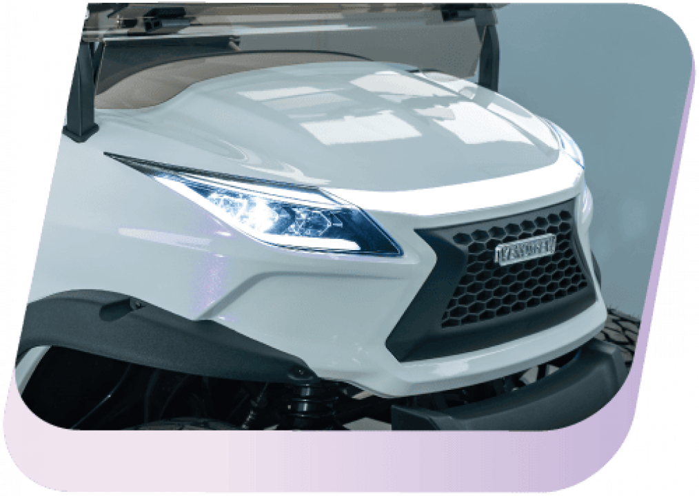 New 2026 Venom EV STEALTH 4-SEATER LIFTED - CHAMELEON WHITE & PURPLE