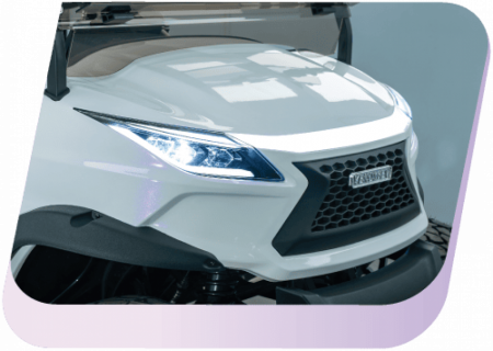 New 2026 Venom EV STEALTH 4-SEATER LIFTED - CHAMELEON WHITE & PURPLE