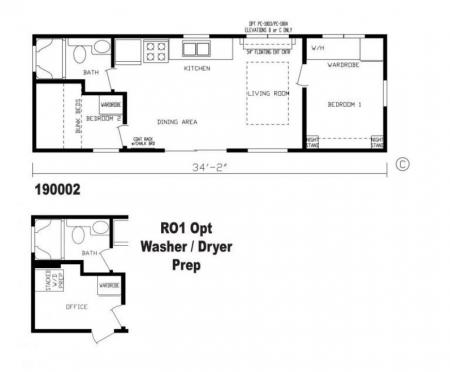 New 2026 Cavco 150 - 190002M - Lofted - MARINE BLUE - 2 Bed/Bunks Park-Model